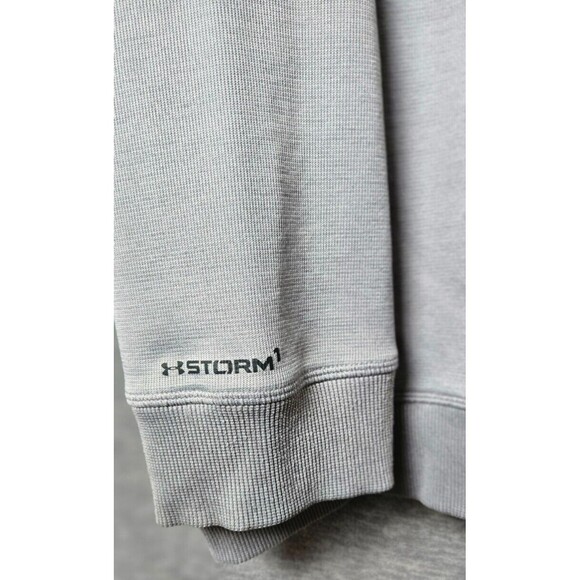Under Armour Cold Gear Mens Storm 1/4 Zip Sweatshirt Gray Size 3XL - Picture 4 of 10